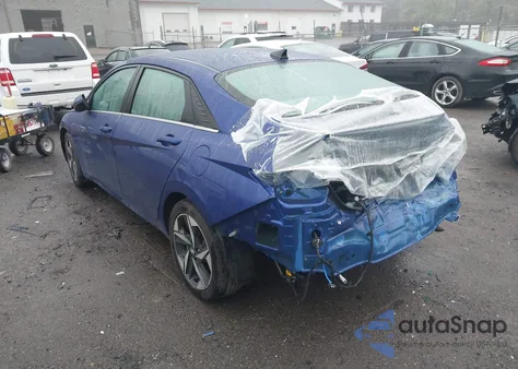 2023 Hyundai Elantra Hybrid Limited из США, поврежденный, VIN KMHLN4AJ4PU046331